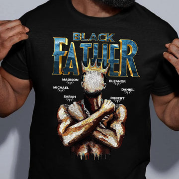 Panther Black Father - Personalized Apparel - Gift for Father